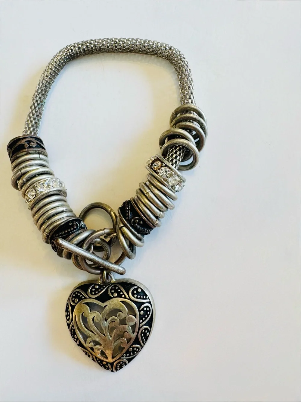 Vintage Brighton Reno Heart Bracelet